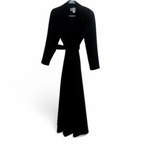 Ellen Tracy Black Trench Coat SIZE 4